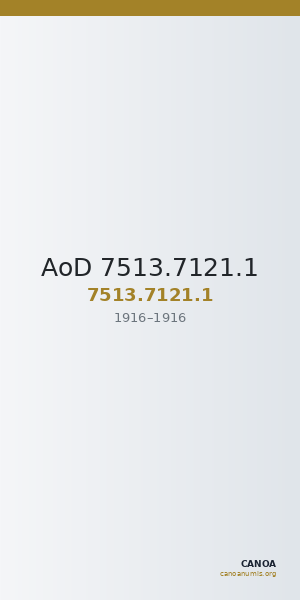 AoD 7513.7121.1 — CANOA