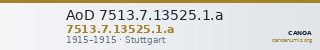 AoD 7513.7.13525.1.a — CANOA