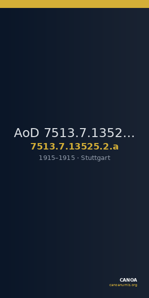 AoD 7513.7.13525.2.a — CANOA