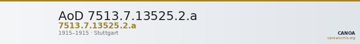 AoD 7513.7.13525.2.a — CANOA