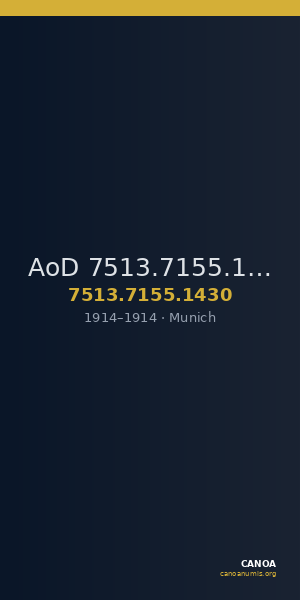 AoD 7513.7155.1430 — CANOA