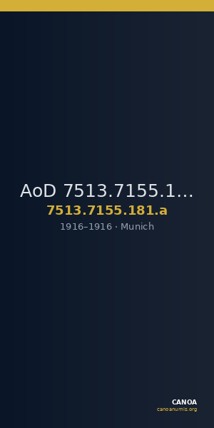 AoD 7513.7155.181.a — CANOA