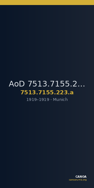 AoD 7513.7155.223.a — CANOA