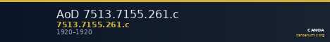 AoD 7513.7155.261.c — CANOA