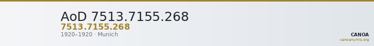 AoD 7513.7155.268 — CANOA