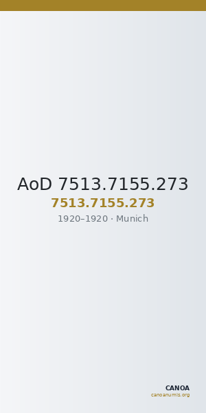AoD 7513.7155.273 — CANOA