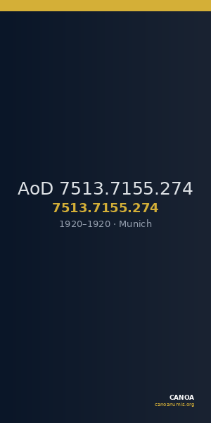 AoD 7513.7155.274 — CANOA