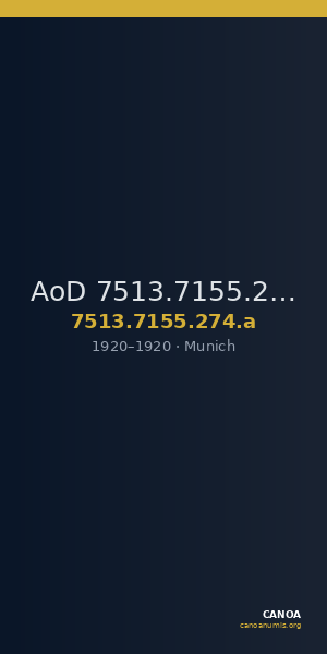 AoD 7513.7155.274.a — CANOA