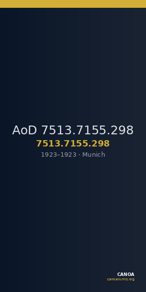 AoD 7513.7155.298 — CANOA