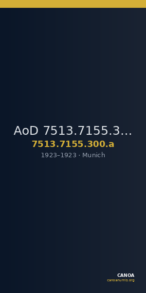 AoD 7513.7155.300.a — CANOA