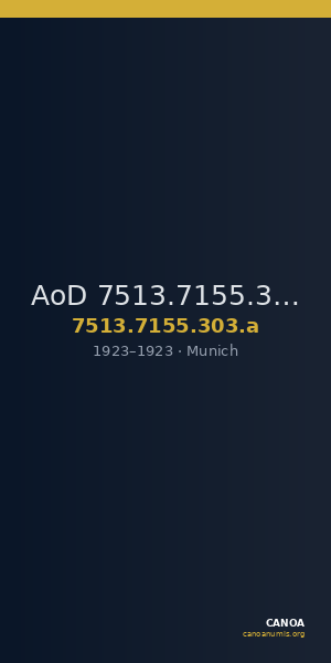 AoD 7513.7155.303.a — CANOA