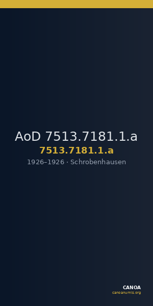 AoD 7513.7181.1.a — CANOA