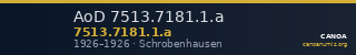 AoD 7513.7181.1.a — CANOA