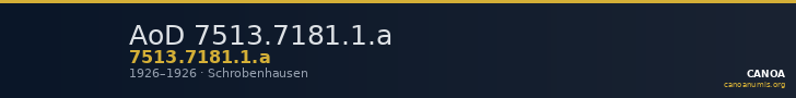 AoD 7513.7181.1.a — CANOA