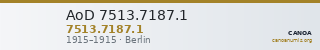 AoD 7513.7187.1 — CANOA