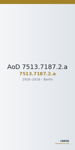 AoD 7513.7187.2.a — CANOA