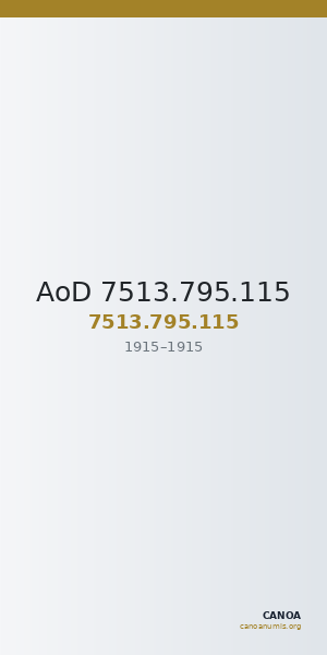 AoD 7513.795.115 — CANOA