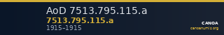 AoD 7513.795.115.a — CANOA
