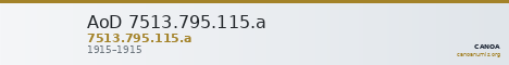 AoD 7513.795.115.a — CANOA