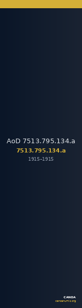 AoD 7513.795.134.a — CANOA