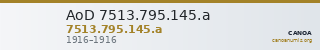 AoD 7513.795.145.a — CANOA