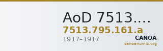 AoD 7513.795.161.a — CANOA