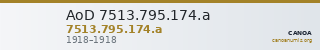 AoD 7513.795.174.a — CANOA