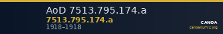 AoD 7513.795.174.a — CANOA