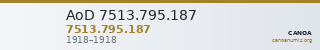 AoD 7513.795.187 — CANOA