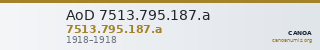AoD 7513.795.187.a — CANOA