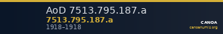 AoD 7513.795.187.a — CANOA