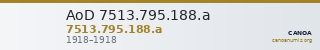 AoD 7513.795.188.a — CANOA