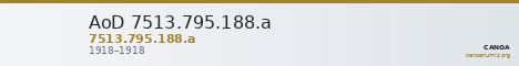 AoD 7513.795.188.a — CANOA