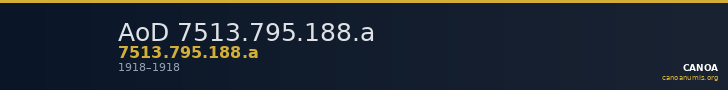 AoD 7513.795.188.a — CANOA
