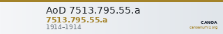 AoD 7513.795.55.a — CANOA