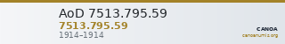 AoD 7513.795.59 — CANOA