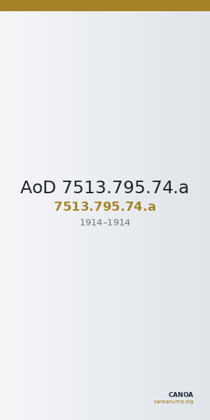 AoD 7513.795.74.a — CANOA