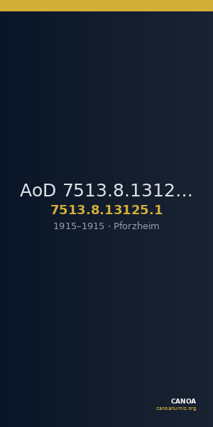 AoD 7513.8.13125.1 — CANOA