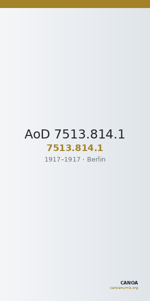 AoD 7513.814.1 — CANOA