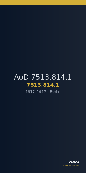 AoD 7513.814.1 — CANOA
