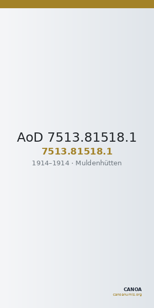 AoD 7513.81518.1 — CANOA