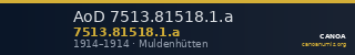 AoD 7513.81518.1.a — CANOA