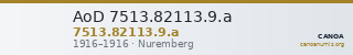 AoD 7513.82113.9.a — CANOA