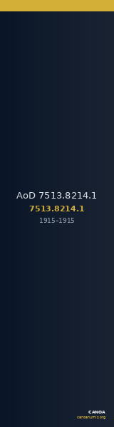 AoD 7513.8214.1 — CANOA