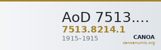 AoD 7513.8214.1 — CANOA
