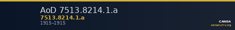 AoD 7513.8214.1.a — CANOA