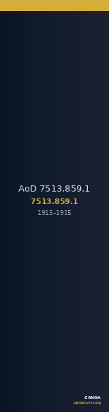 AoD 7513.859.1 — CANOA
