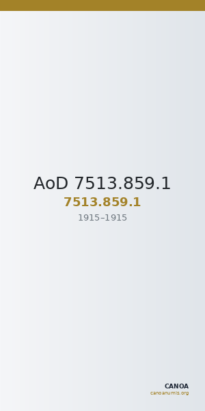 AoD 7513.859.1 — CANOA