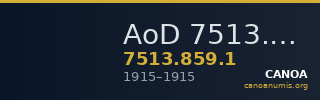 AoD 7513.859.1 — CANOA