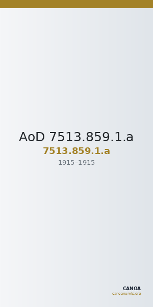 AoD 7513.859.1.a — CANOA